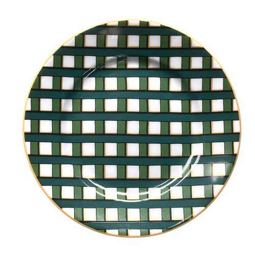 SKU# B160-REC20819 - Jardin Francais Bread & Butter Plate - Shape Recamier - Size: 6.25"