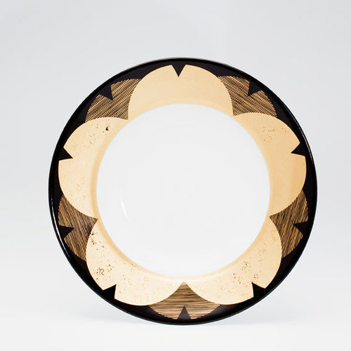 SKU# B220-REC20696 - Kin Zakura Dessert Plate - Shape Recamier - Size: 8.5"