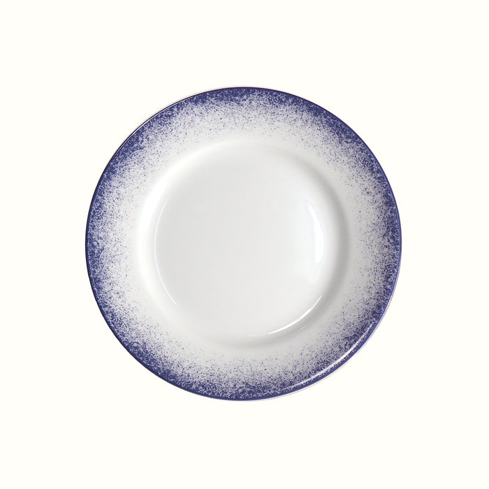 SKU# B220-REC20830 - Blue Fire Dessert Plate - Shape Recamier - Size: 8.5"