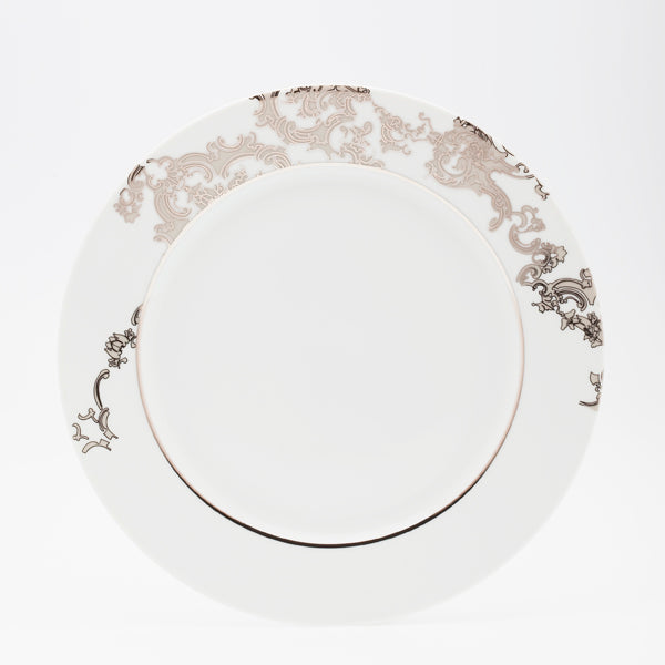 SKU# B275-REC20607 - Boudoir Dinner Plate - Shape Recamier - Size: 10.75"
