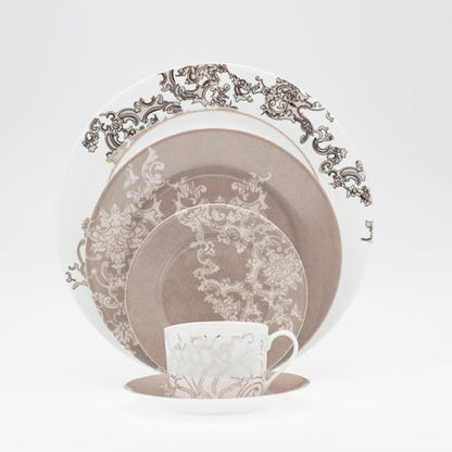 SKU# B275-REC20607 - Boudoir Dinner Plate - Shape Recamier - Size: 10.75"