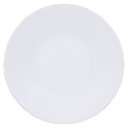 SKU# B320-COU00001 - Coupe White Pres Plt - Shape Coupe - Size: 12.6"