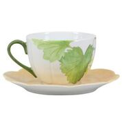SKU# T200-NYM20451 - Fruits d'Eté Tea Saucer - Shape Nymphea