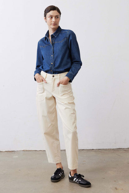 The Slouchy Soft Twill Pants