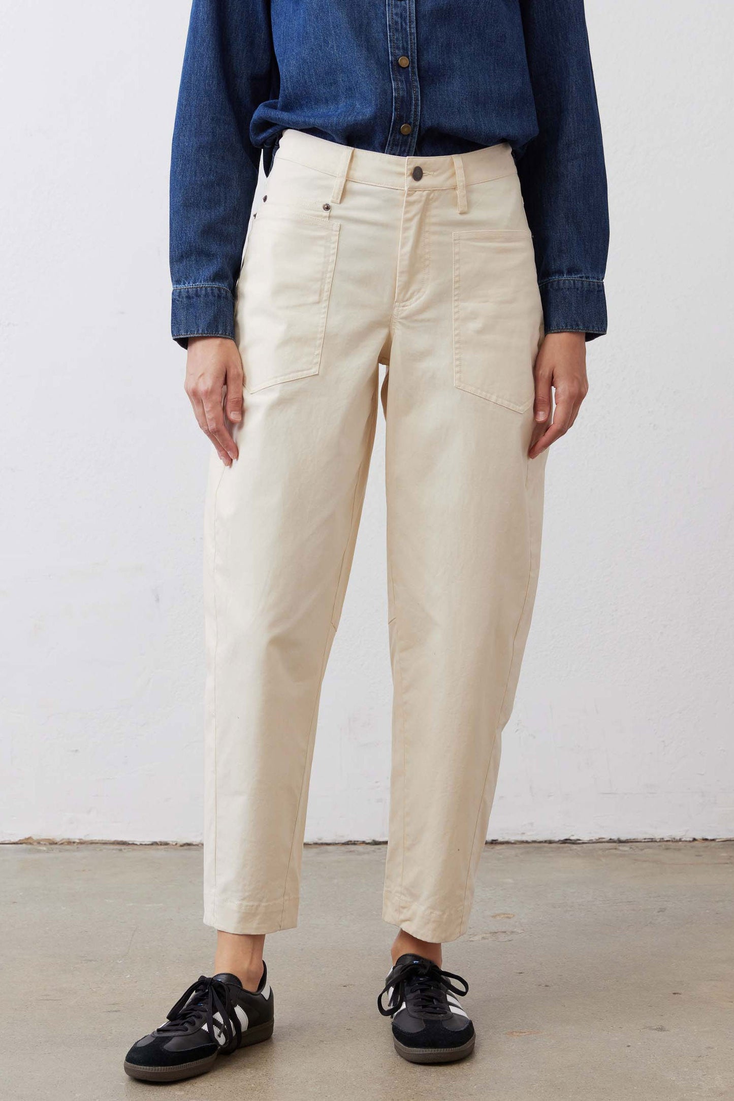 The Slouchy Soft Twill Pants