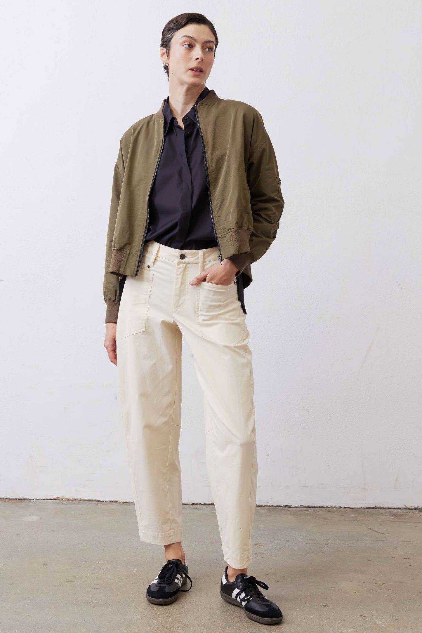 The Slouchy Soft Twill Pants