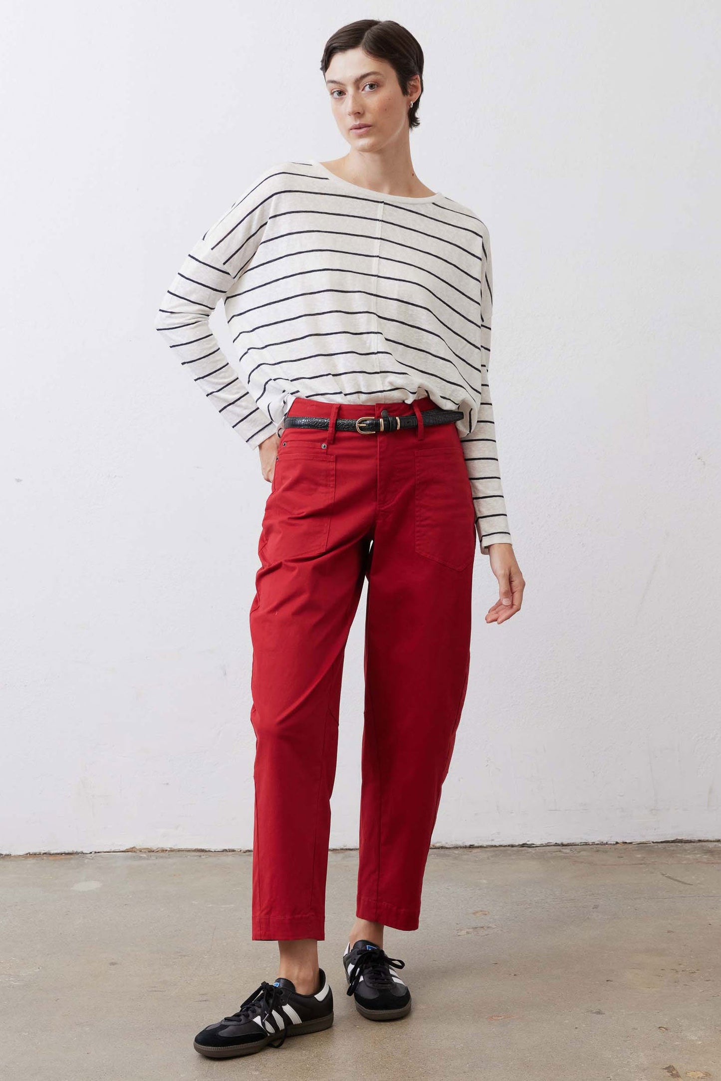 The Slouchy Soft Twill Pants