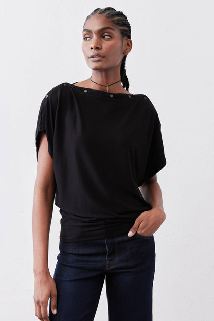 Snapshot Short Sleeve Top