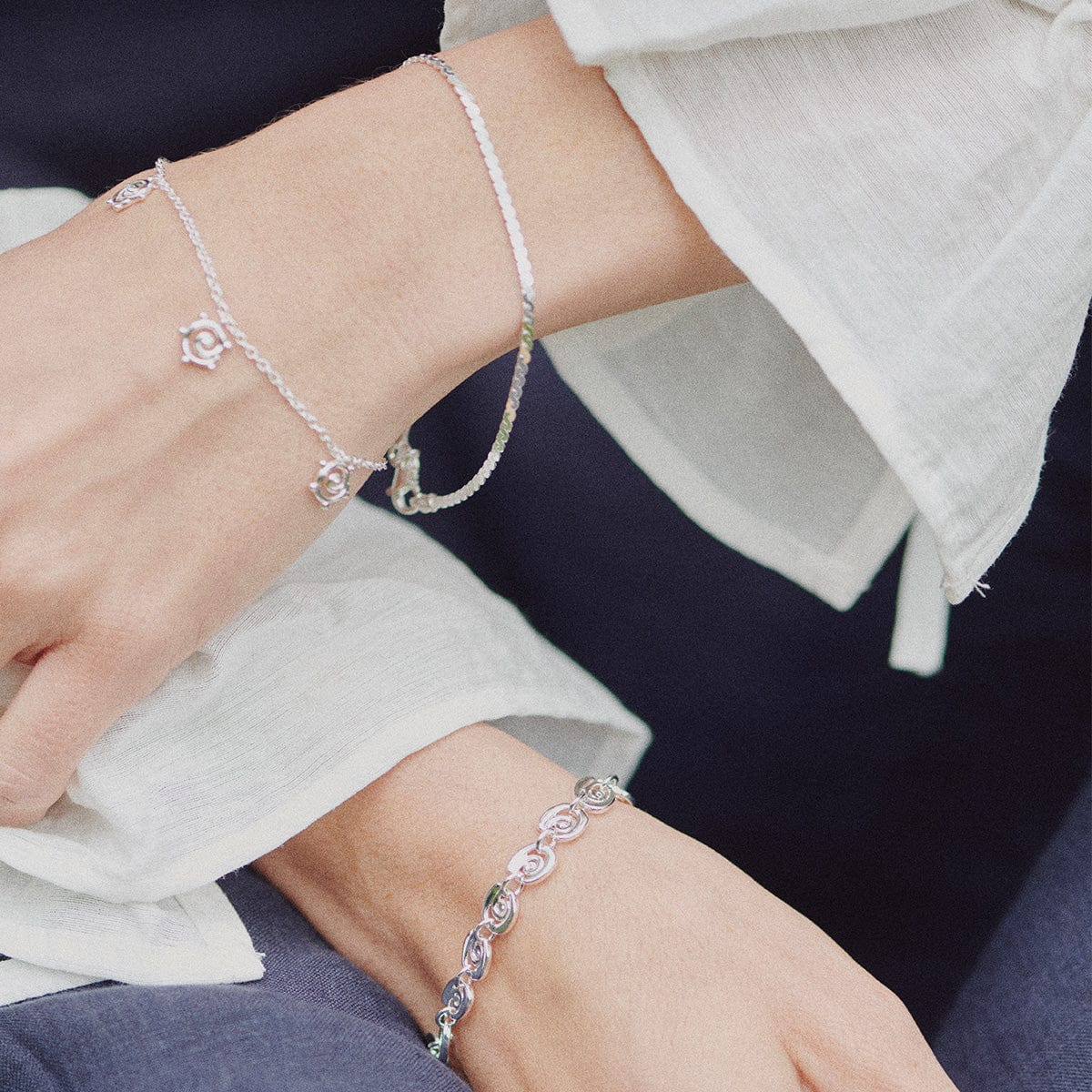 Sol Bracelet Layering Set Sterling Silver