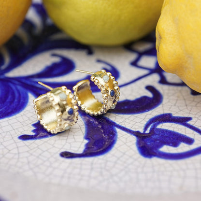 Sol Lapis Layering Set 18ct Gold Plate