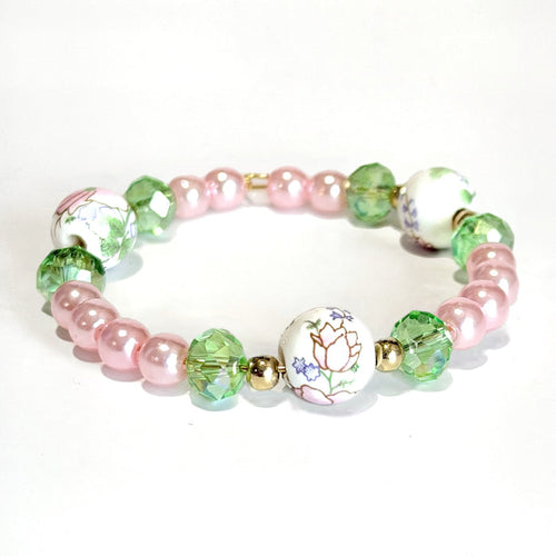 Spring Blossom Floral Halo Charm