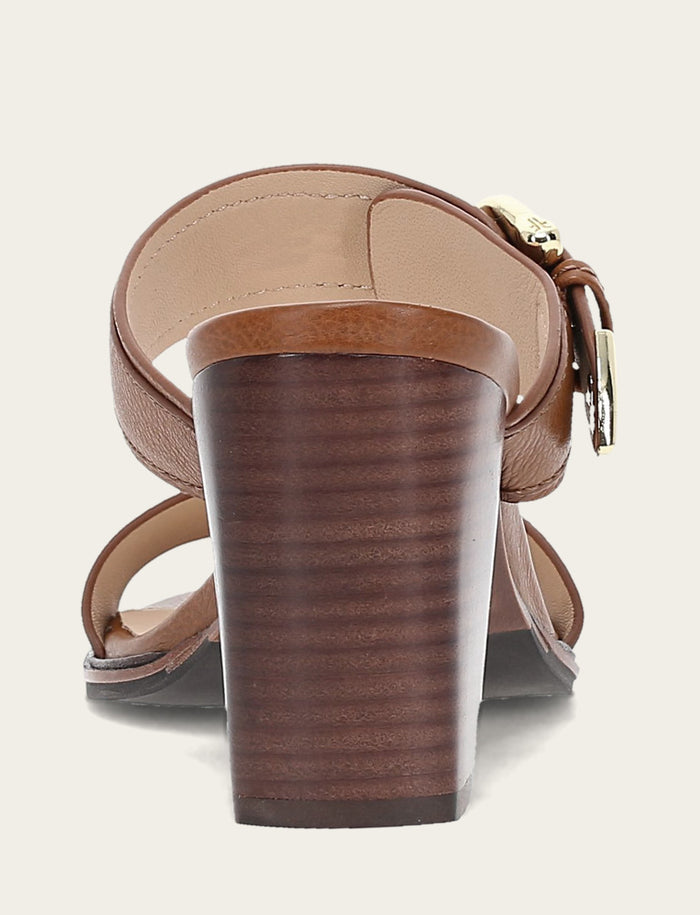 Stella Buckle Slide - Dark Latte - Back