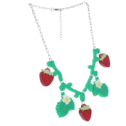 Strawberries On A Summer Evening' Necklace