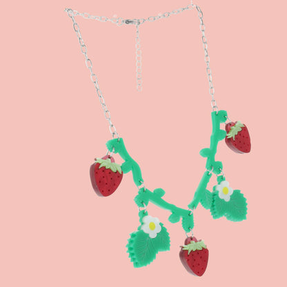 Strawberries On A Summer Evening' Necklace