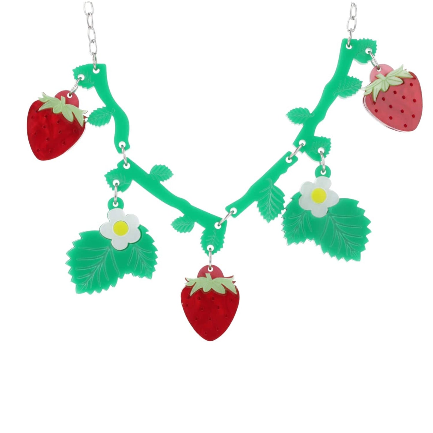 Strawberries On A Summer Evening' Necklace