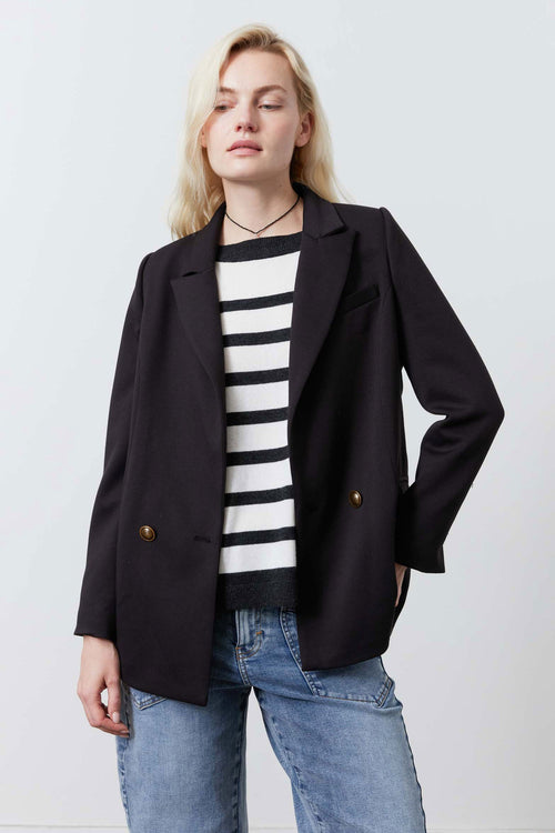 The Stretch Suit Relaxed Double Breasted Blazer