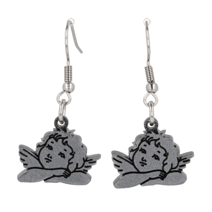 Stupid Cupid Earrings - Silver