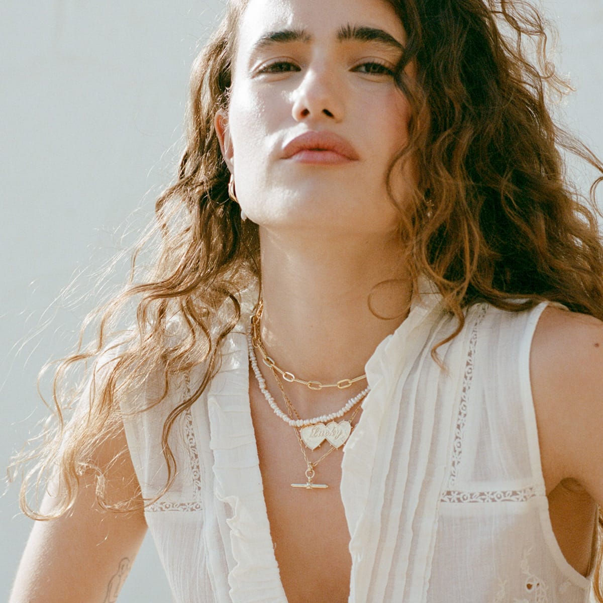 Summer Icons Necklace Layering Set 18ct Gold Plate