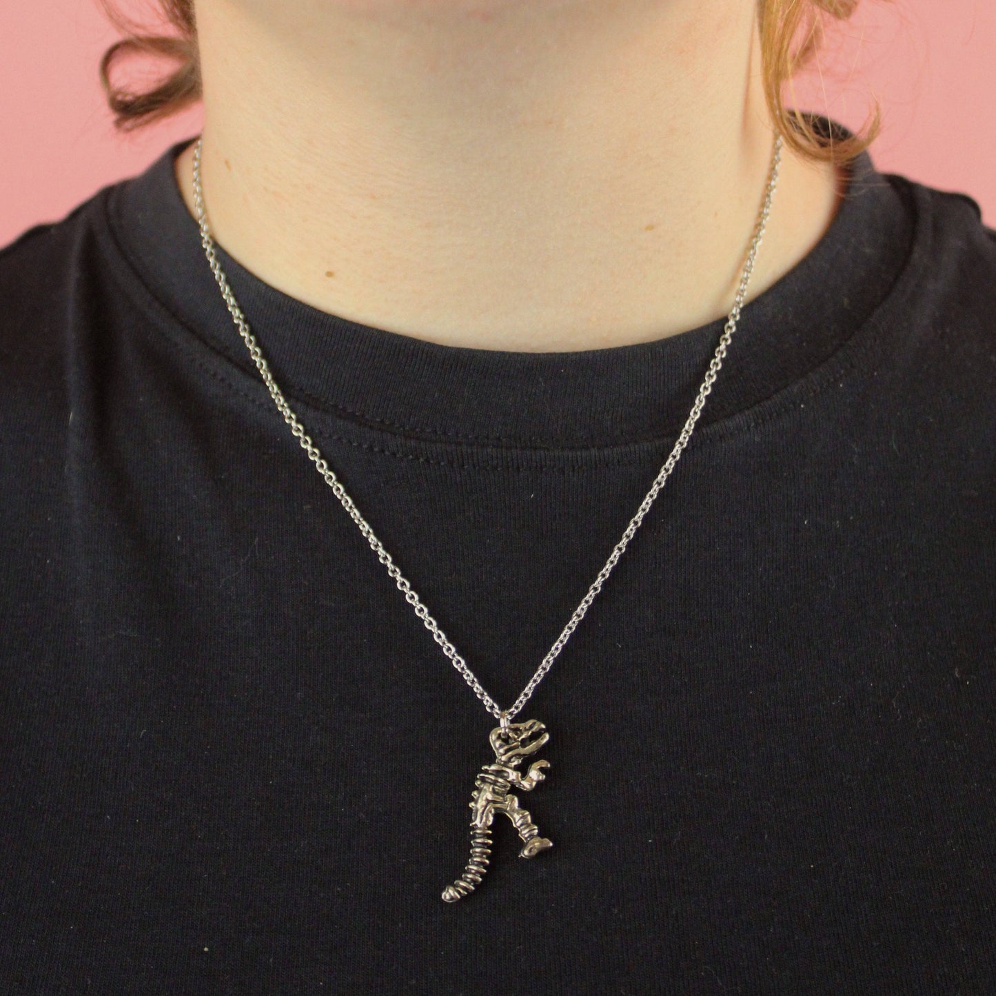 T-Rex Dinosaur Skeleton Necklace