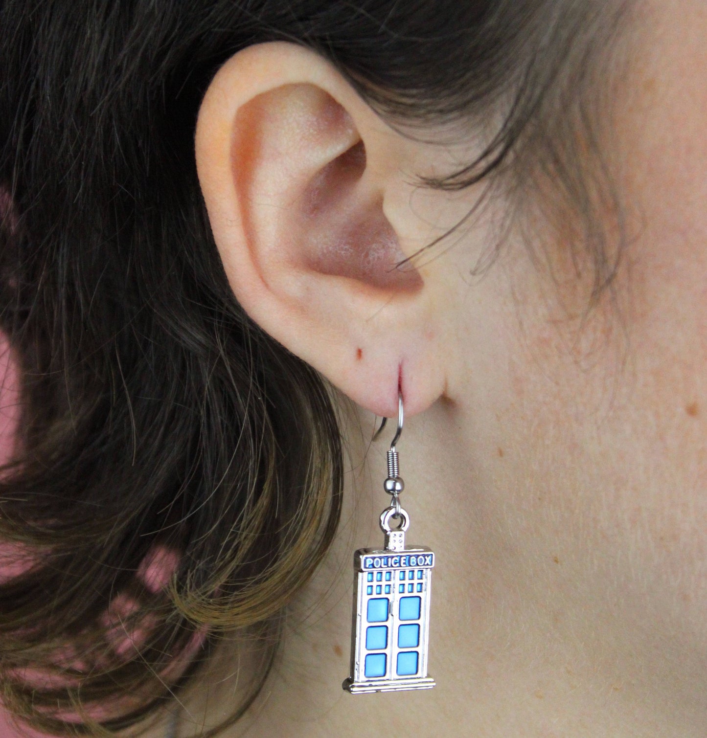 Tardis Earrings