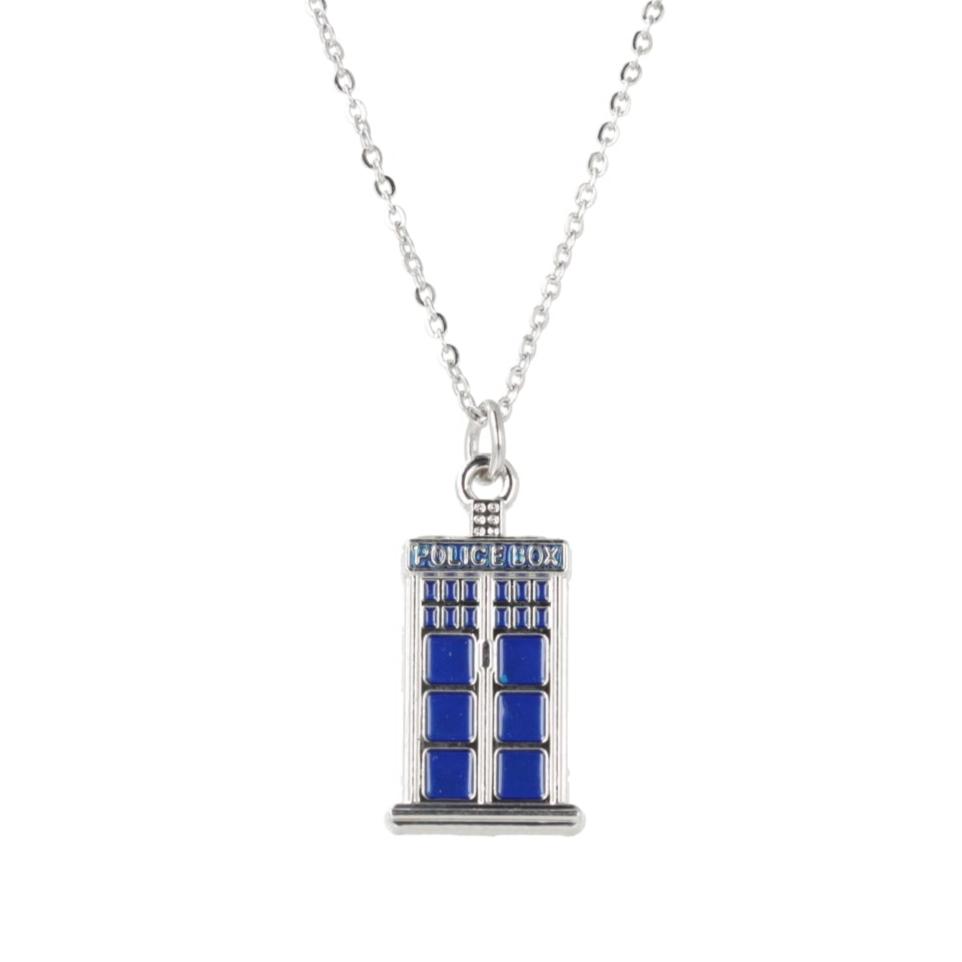 Tardis Necklace