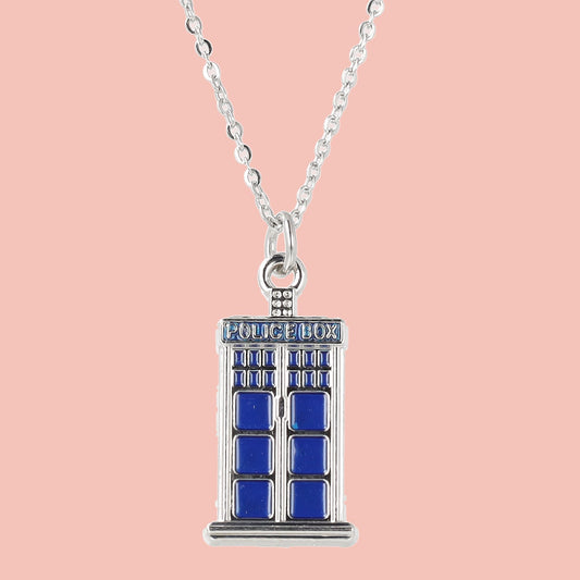 Tardis Necklace