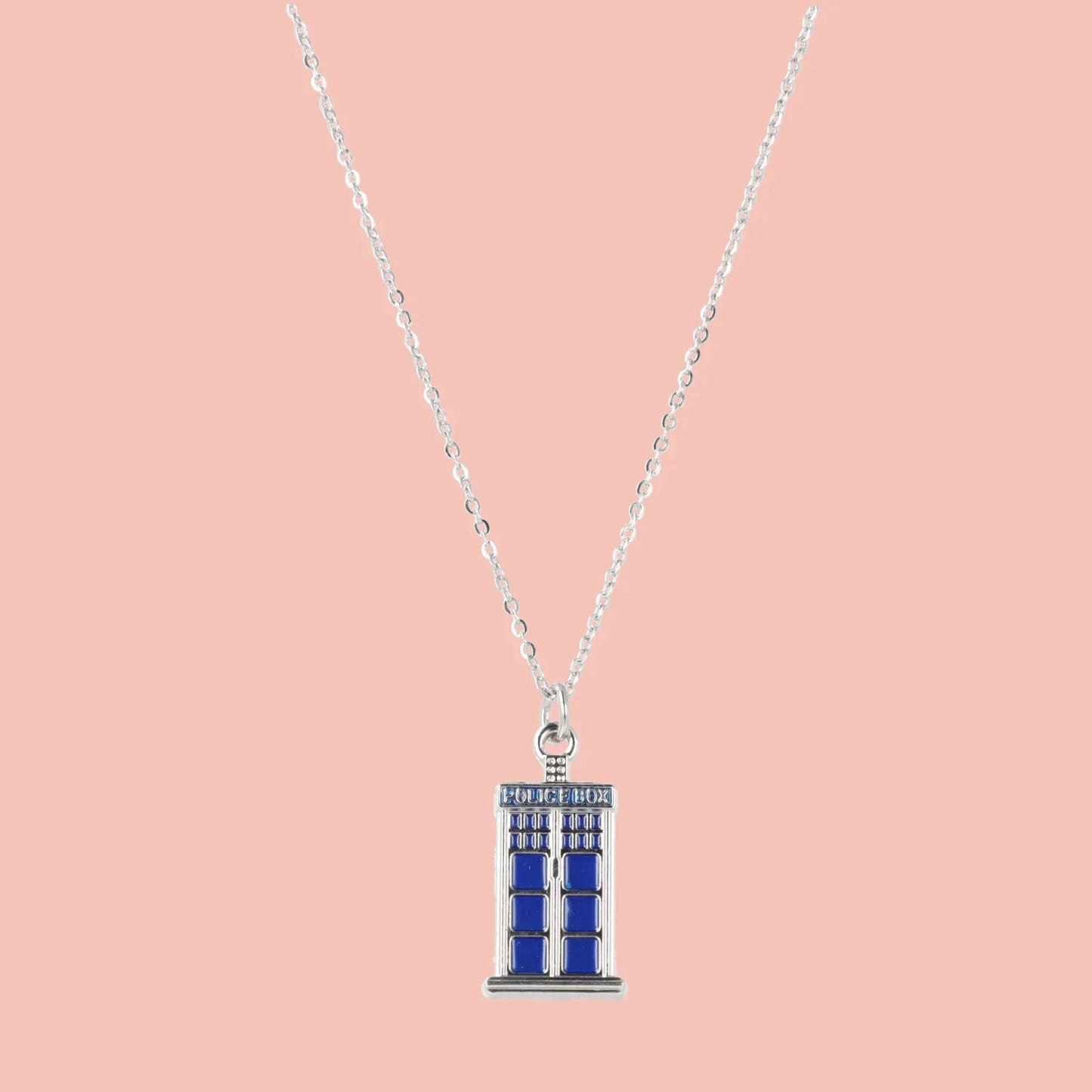 Tardis Earrings And Necklace Gift Set