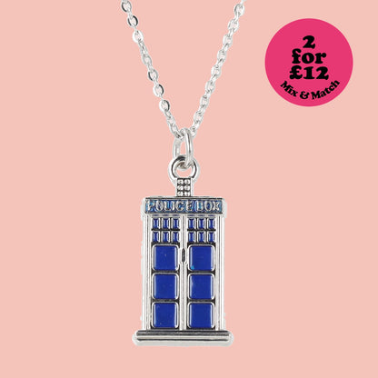 Tardis Necklace