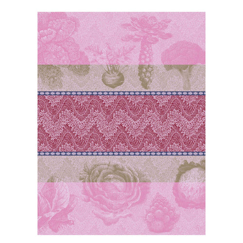 Tea Towel, Cabbage Garden, Pink