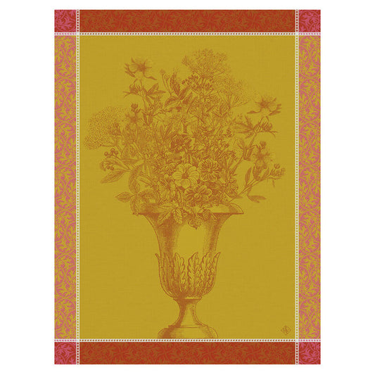 Tea Towel, Flower Pot Pink