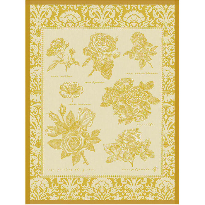 Tea Towel, Garden of Roses Yellow