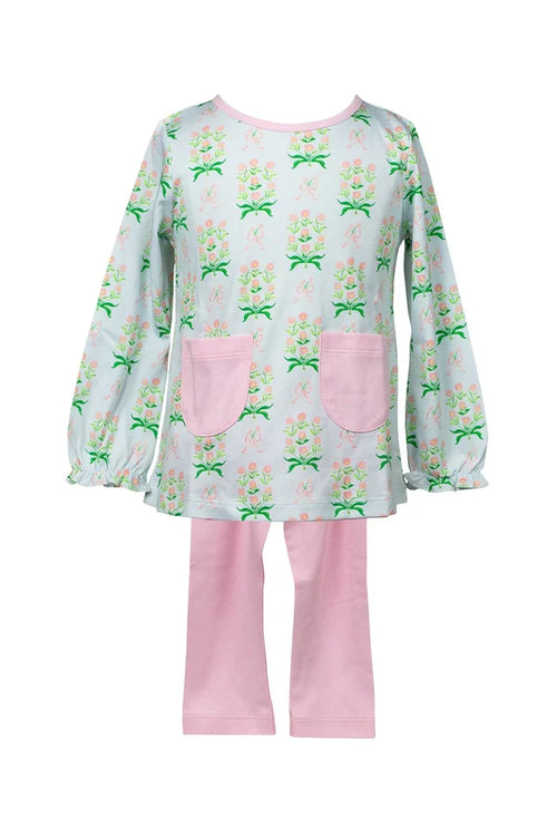 The Proper Peony - Margot Tunic Set
