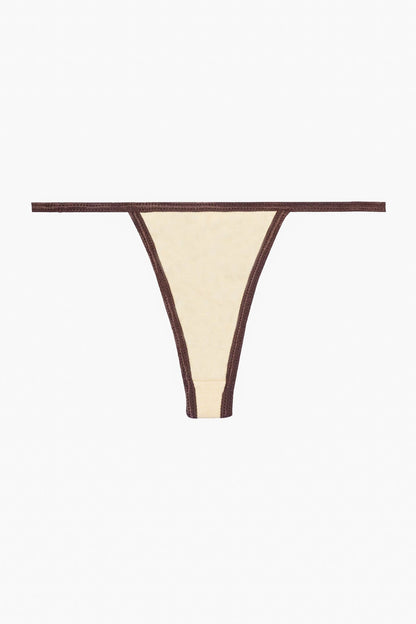43013SET - Contrast Baby Rib Thong 7-Pack