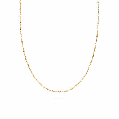 Tidal Twist Chain Necklace 18ct Gold Plate