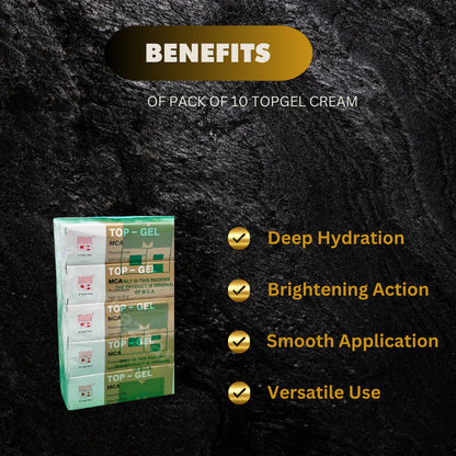 Top Gel Fast Action cream 30g / 1oz (10 PACK)