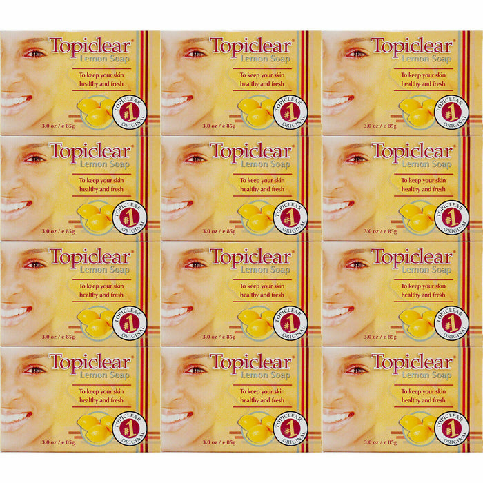 Copy of Topiclear Lemon Soap 3 oz/85 g (6 PACK) Topiclear