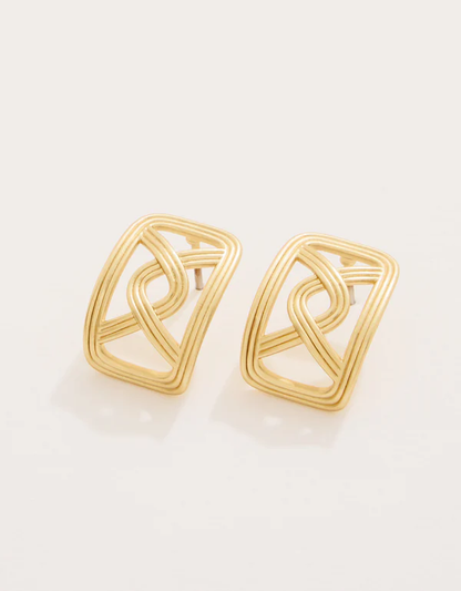 Trellis Earrings Gold