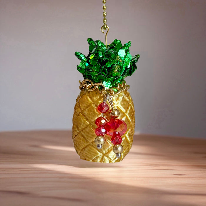 Tropical Pineapple Charm - Tumbler Charm