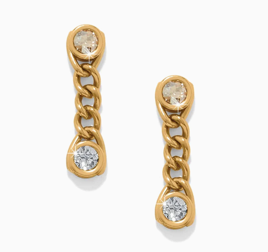 Trust Life Post Drop Earrings