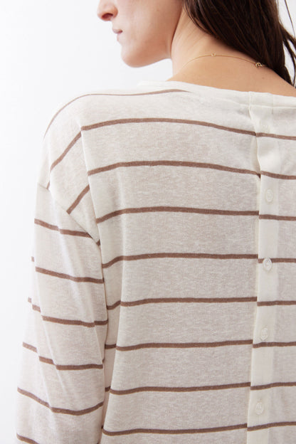 Essential Top With Buttons In The Back