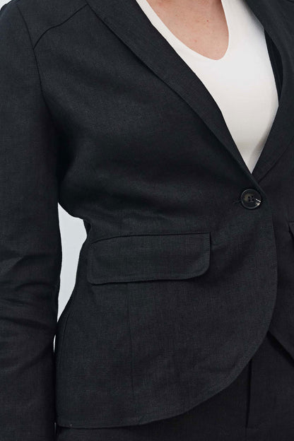 The Cropped Tulip Hem Blazer