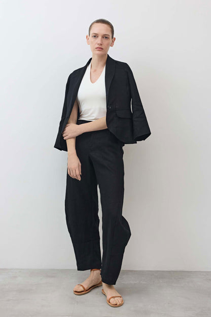 The Cropped Tulip Hem Blazer