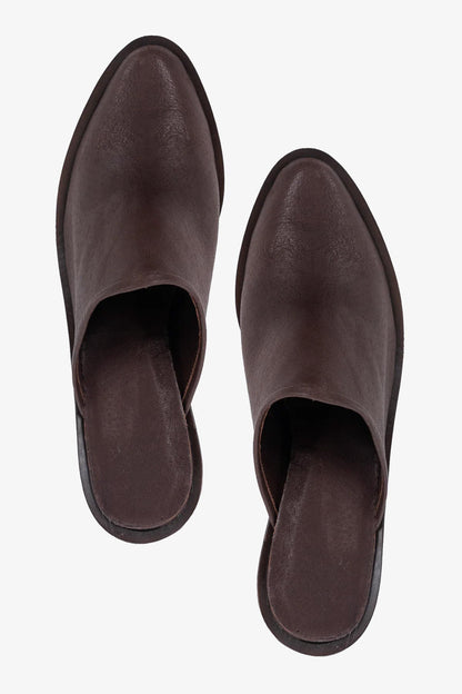 RSHOE02 - Leather Cowboy Mule
