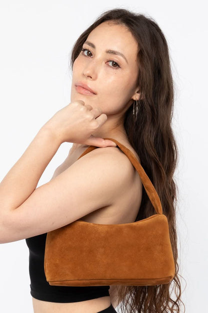 RLH3471 - Soft Suede Shoulder Bag