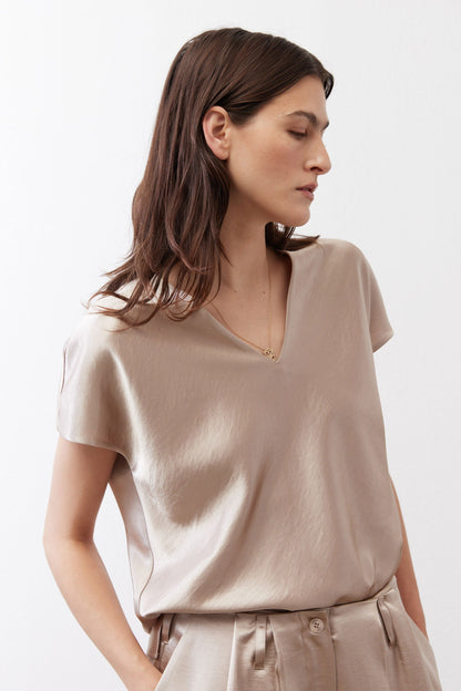 Up The Ante V-Neck Top