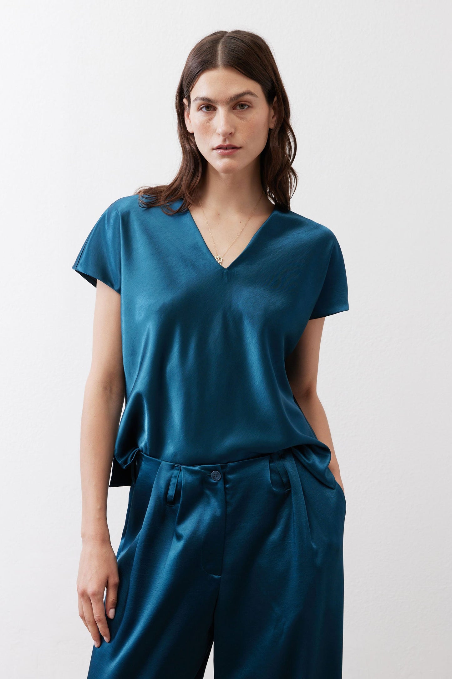 Up The Ante V-Neck Top