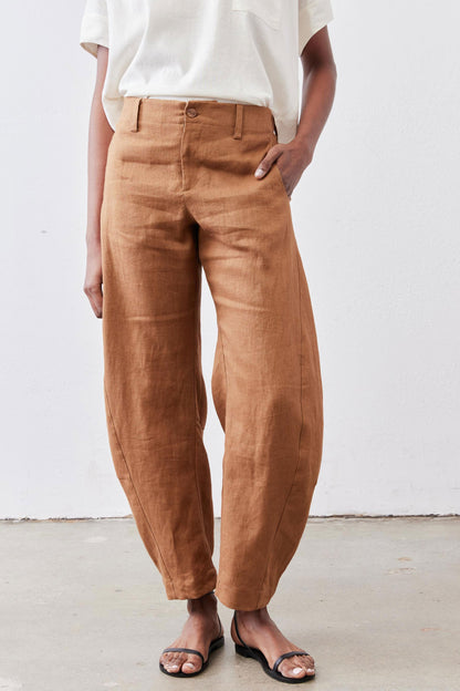 The Uptown Loose Linen Pants