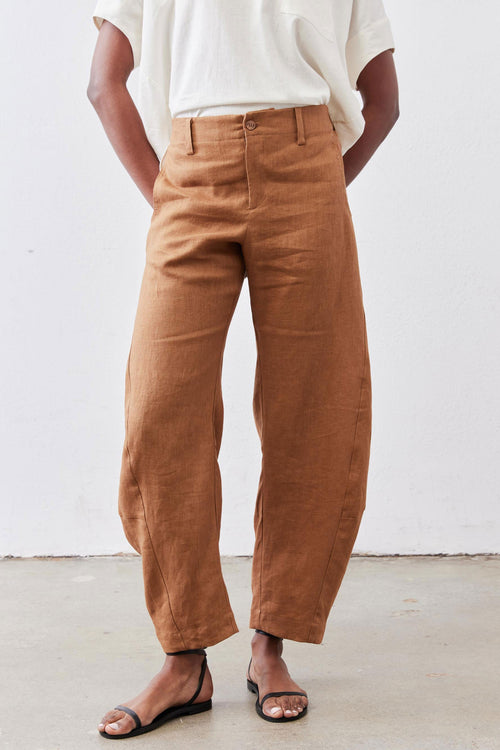 The Uptown Loose Linen Pants