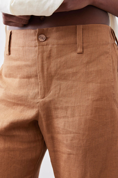 The Uptown Loose Linen Pants