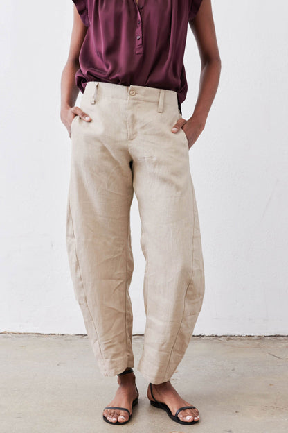 The Uptown Loose Linen Pants